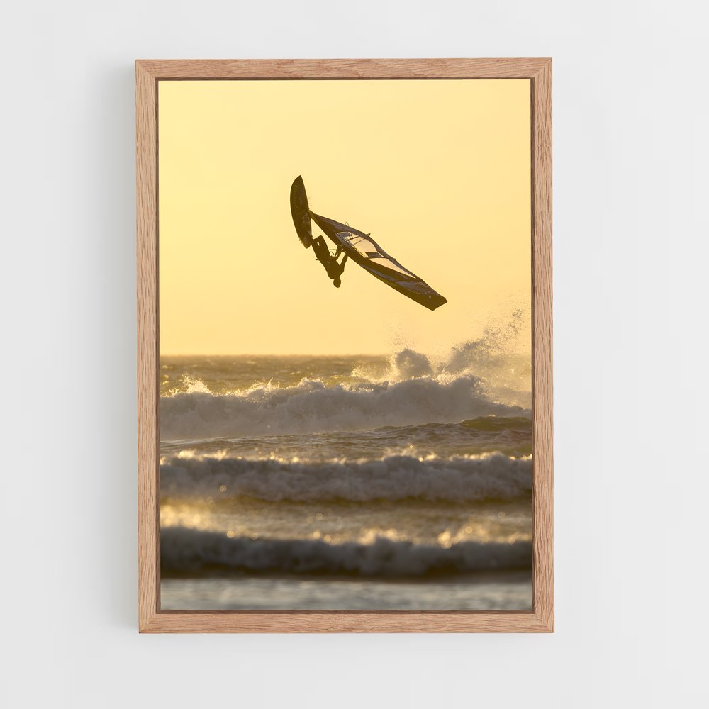 Poster Surf en Élévation – affiche Planche à voile (vue 4)